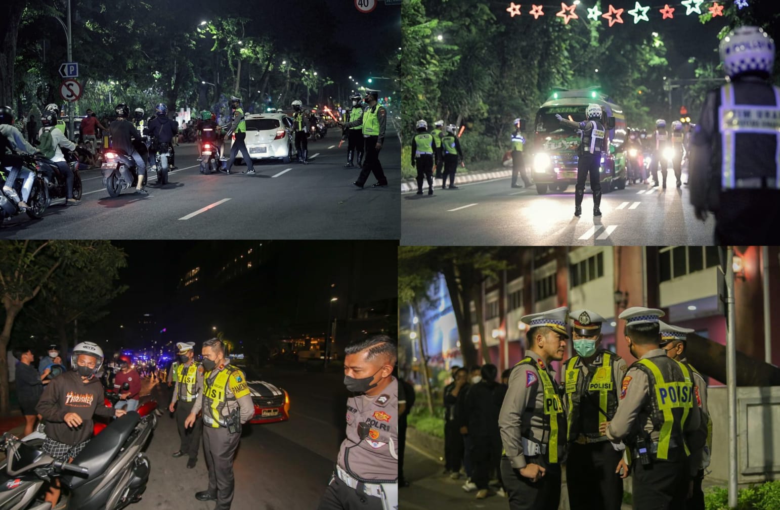 Cegah Kriminalitas Dan Balap Liar, Polrestabes Surabaya Gelar Razia